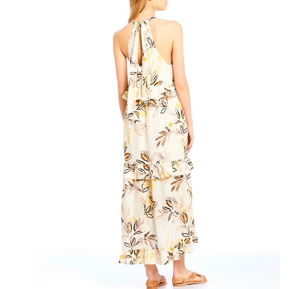 💫Free people | Floral Printed A-Line Maxi Dress - Picture 2 of 3